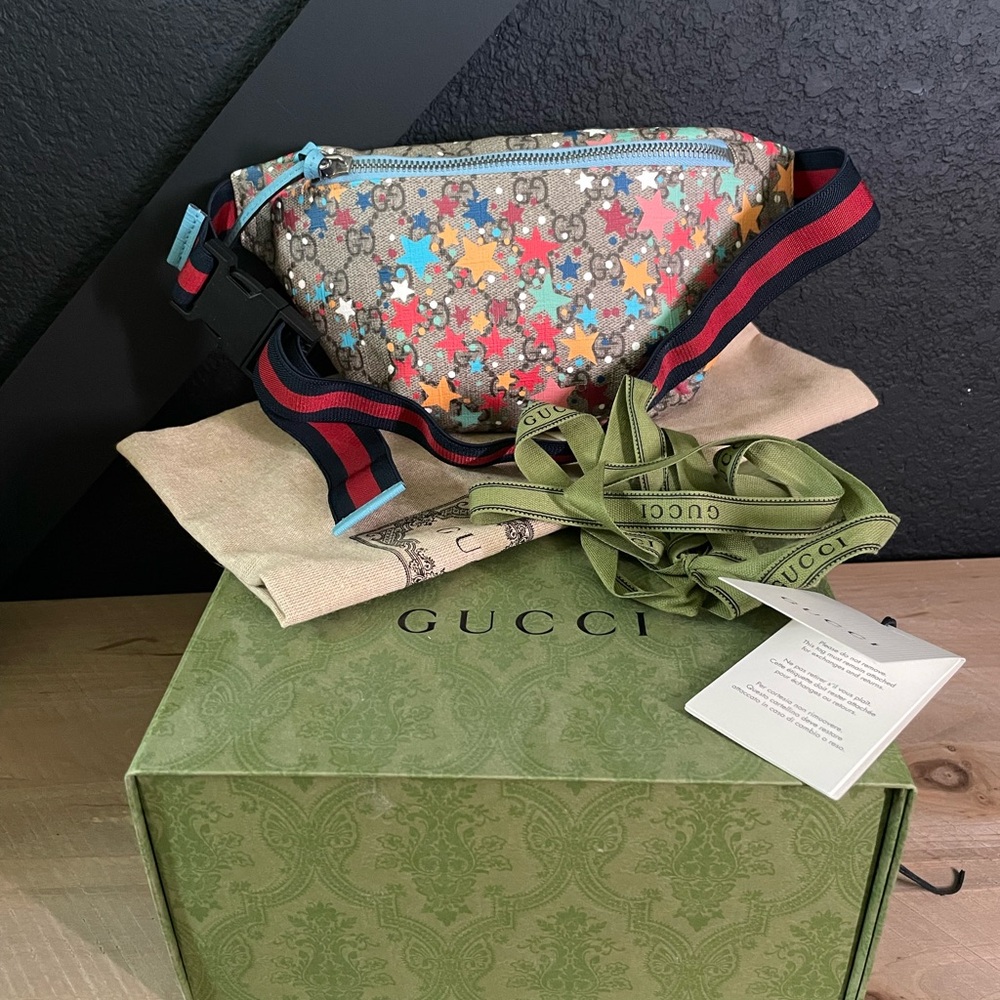 Gucci Adult / Children’s GG Star Print Belt Bag /bum bag